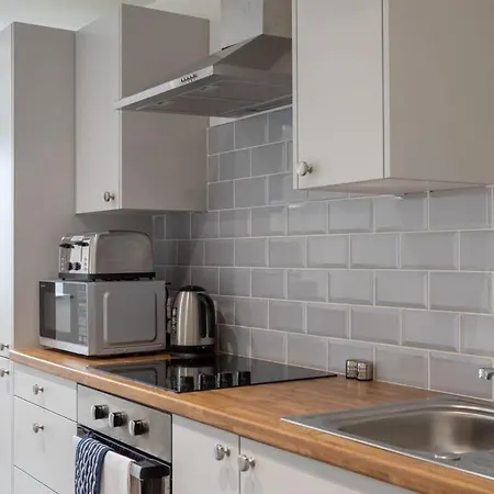 Modern & Bright 1 Bed شقة